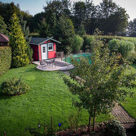 Ferienhaus Mountfrosch Mit Sauna Und Naturpool Monschau Exteriör bild
